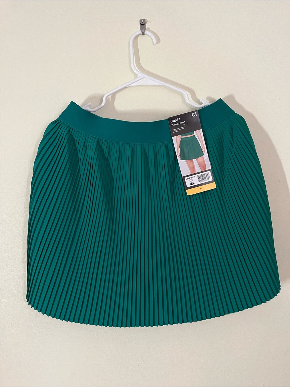 GAP Green Pleated Mini Skirt